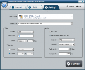 ThunderSoft Flash to Video Converter 5.2.0 free download