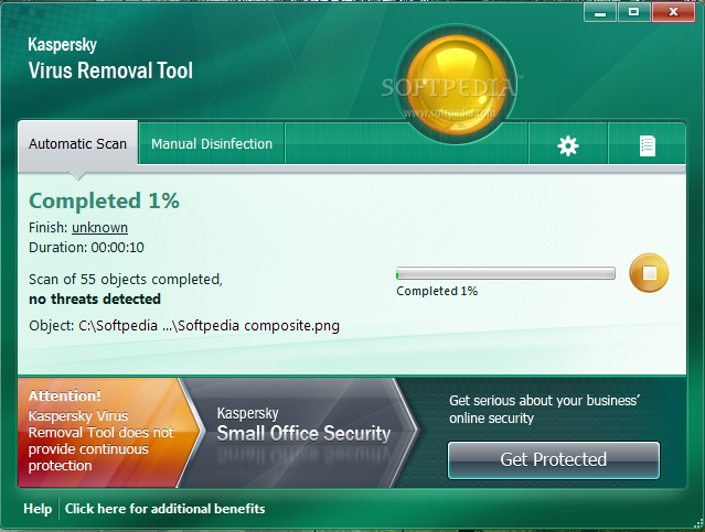 how to use kaspersky virus removal tool